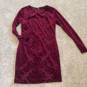 B Darlin long sleeve party dress